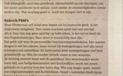 Spray Support: ga mee met veranderende omstandigheden